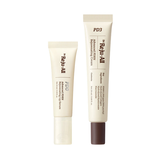 PDRN Glow Skin & Lip Duo: Advanced PDRN Rejuvenating Cream + Advanced PDRN Rejuvenating Lip Serum
