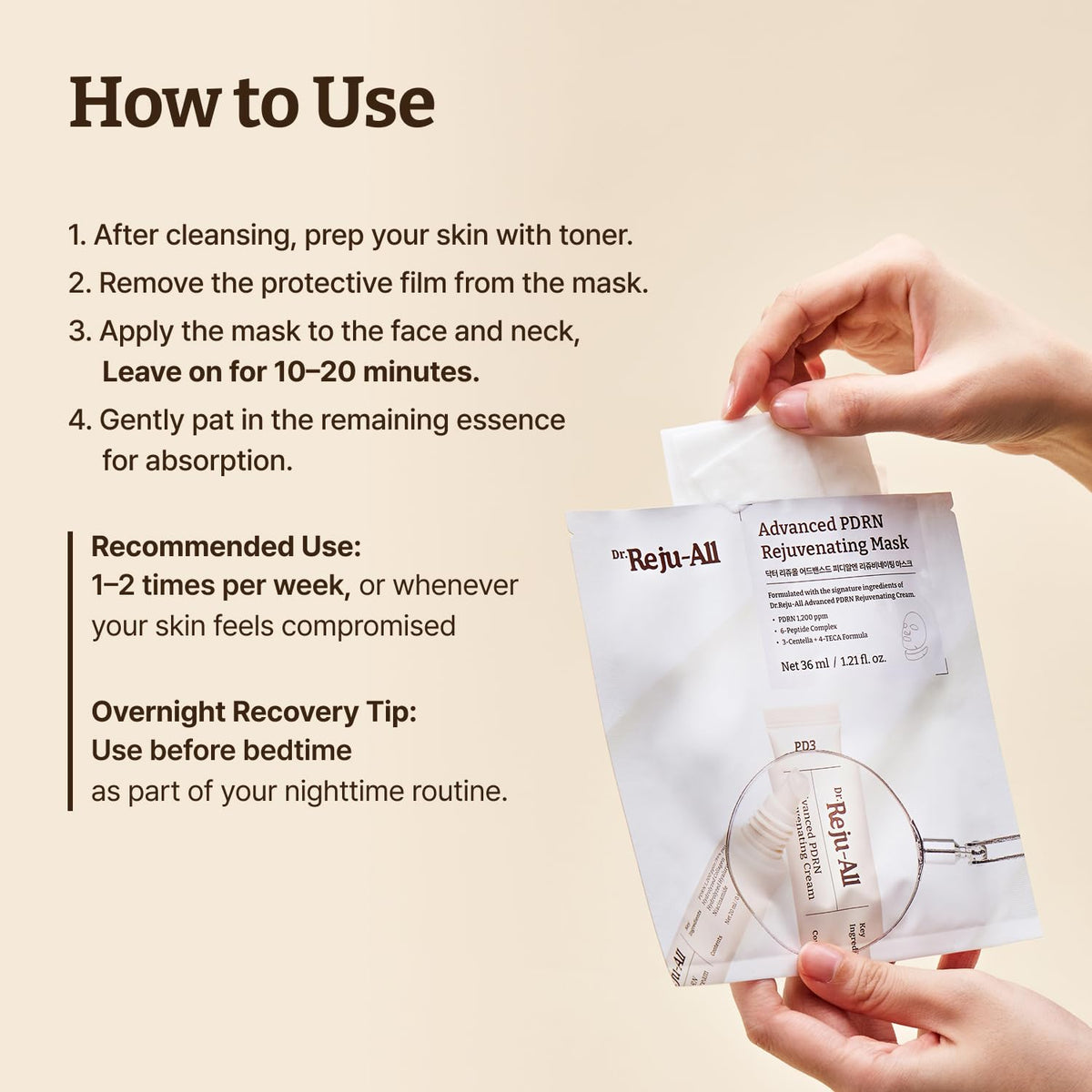 Advanced PDRN Rejuvenating Mask - Secret Deal