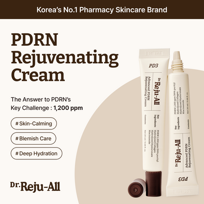 PDRN Essentials Trio: Advanced PDRN Rejuvenating Cream with Lip Serum & Mask